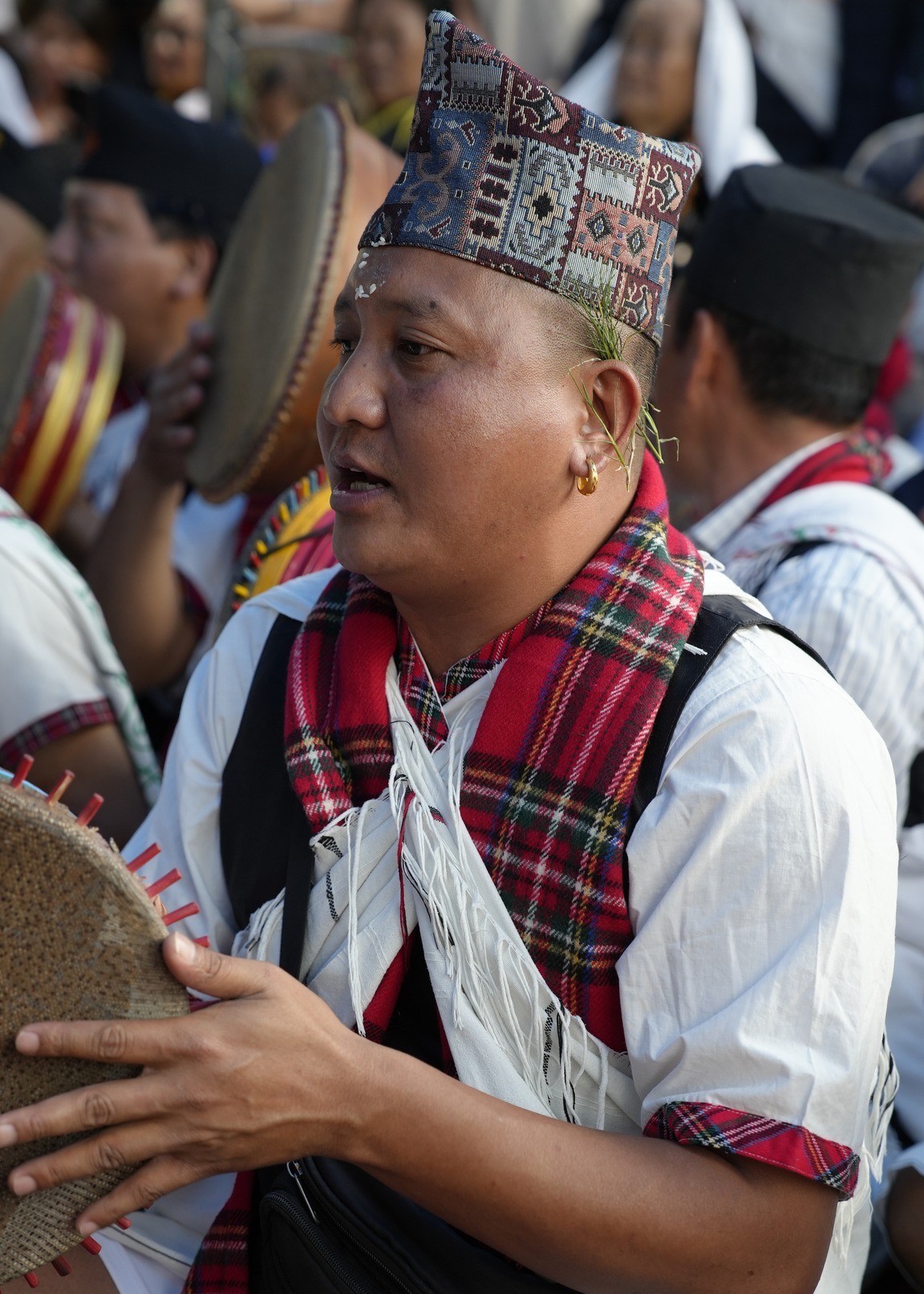 Traditional Dhaka Pattern and Fabric